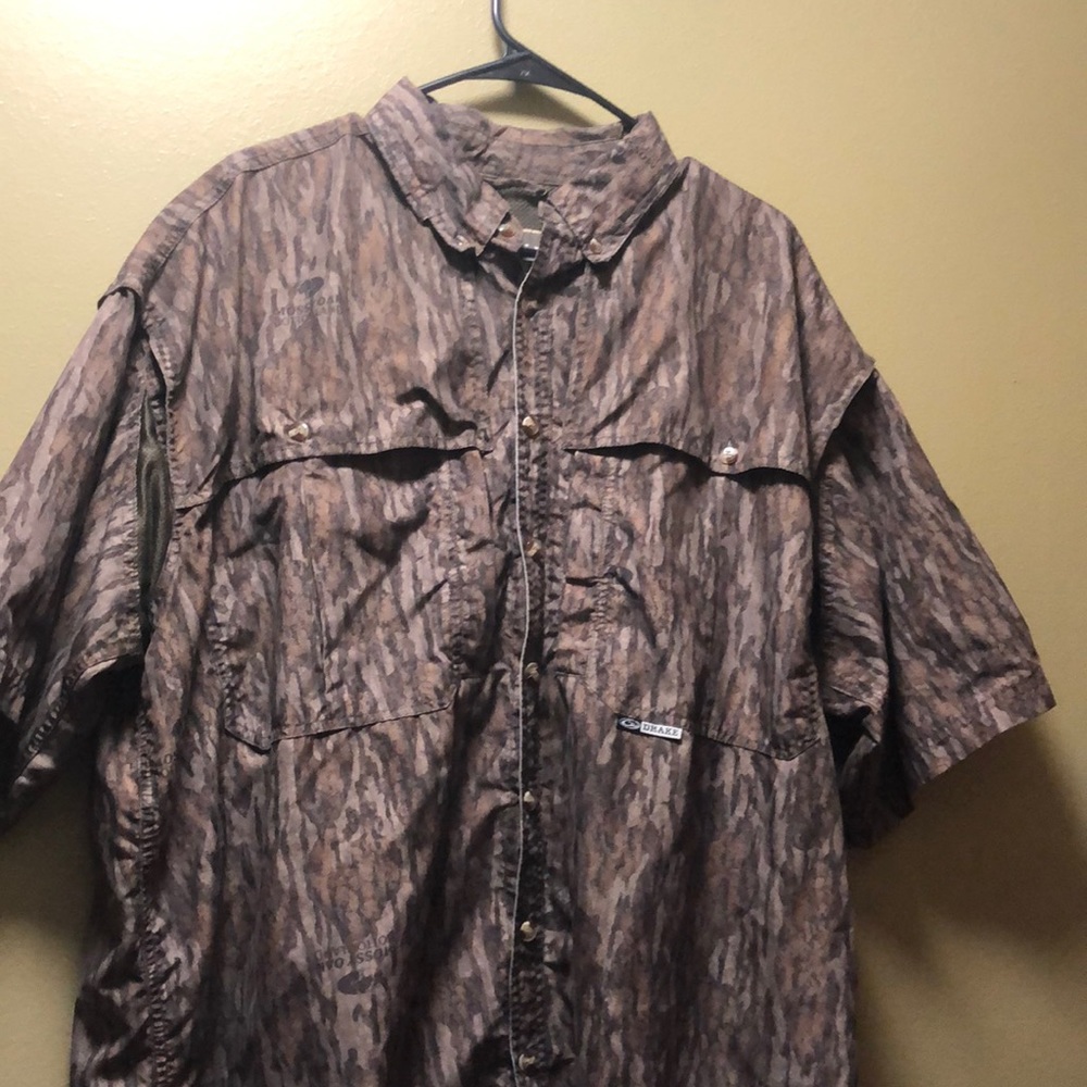 Nice Drake waterflow Camo with short sleeve